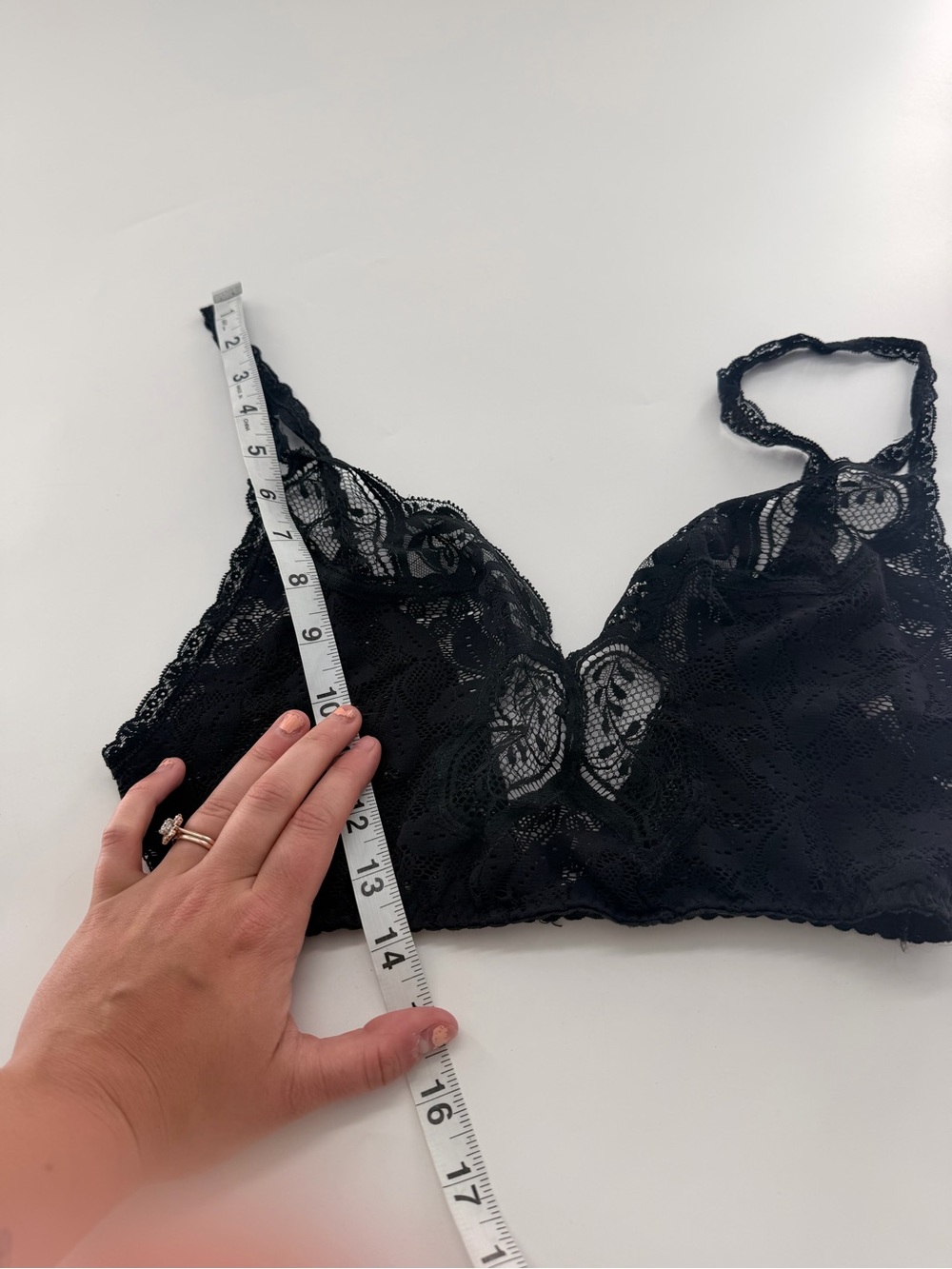Vintage 90’s Olga Bra Bralette Unlined Lace Bra Made in the USA SZ 36 Sexy - Picture 5 of 11